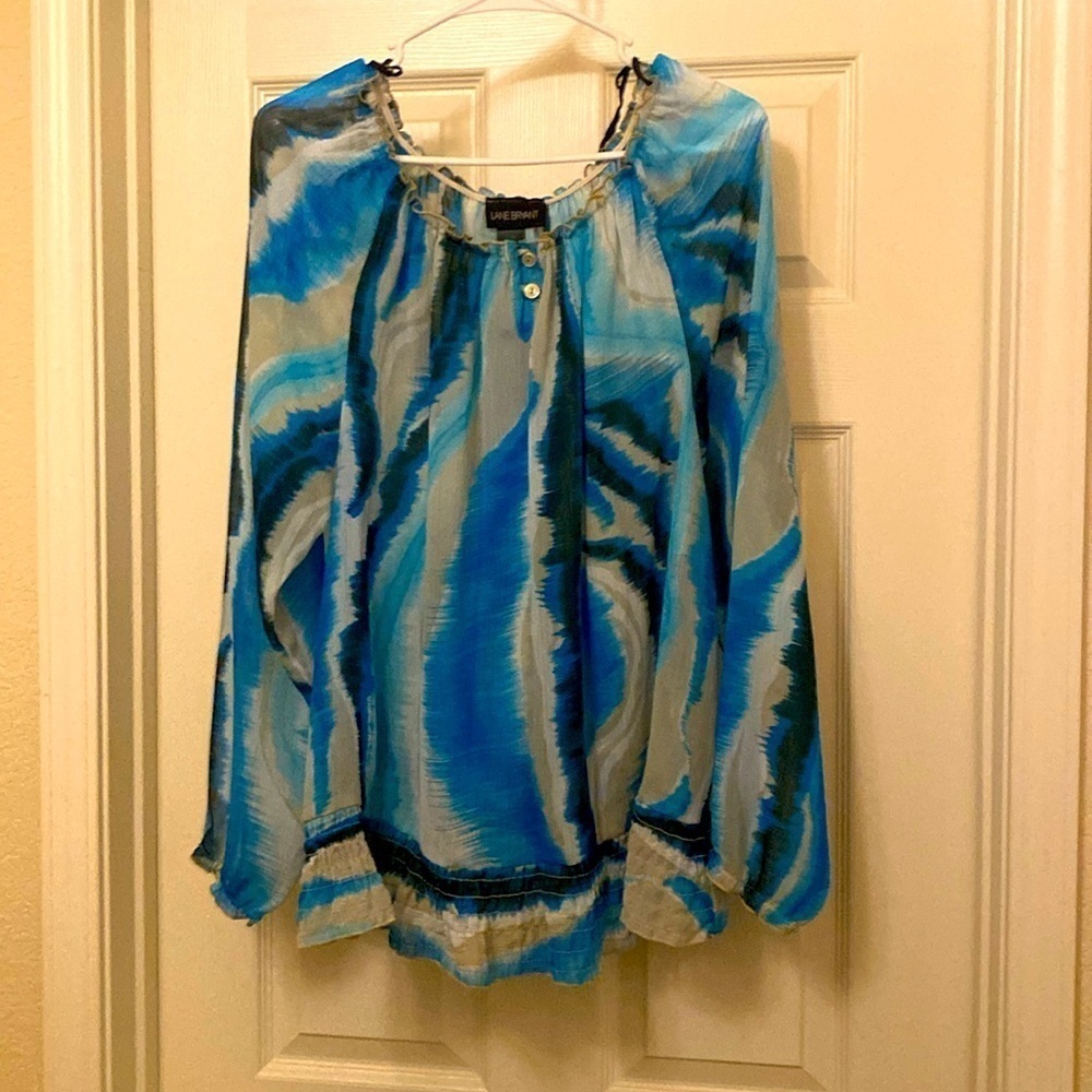 Long sleeve chifon tunic